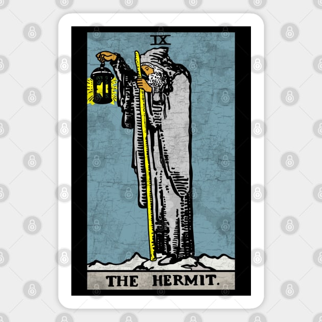 Tarot card The Hermit Magnet by valentinahramov